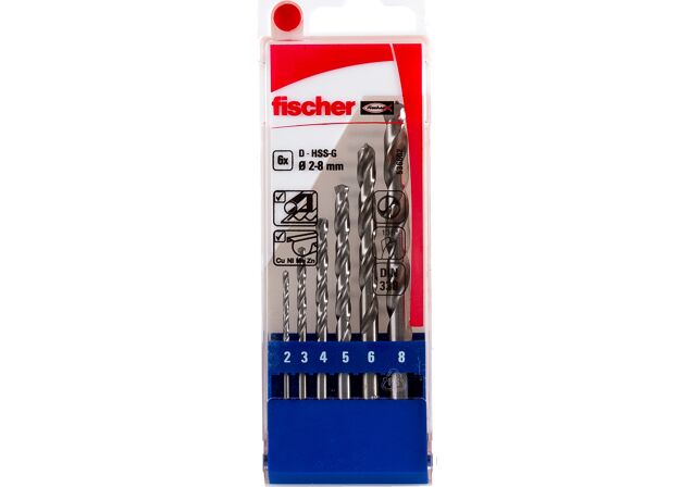 Product Picture: "fischer D-készlet HSS-G 2-8 mm"