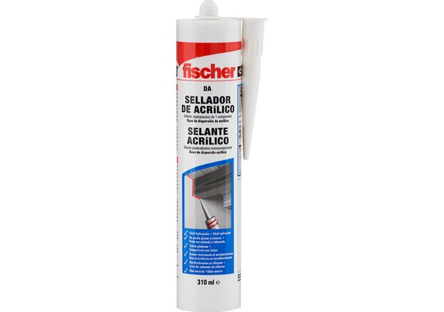 Product Picture: "fischer Sellador acrílico blanco DA"