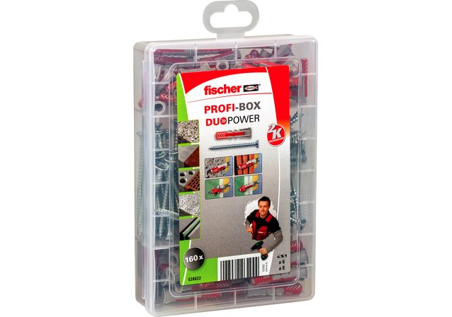 Produktbild: "fischer Profi-Box DuoPower + Schraube (160 Teile)"