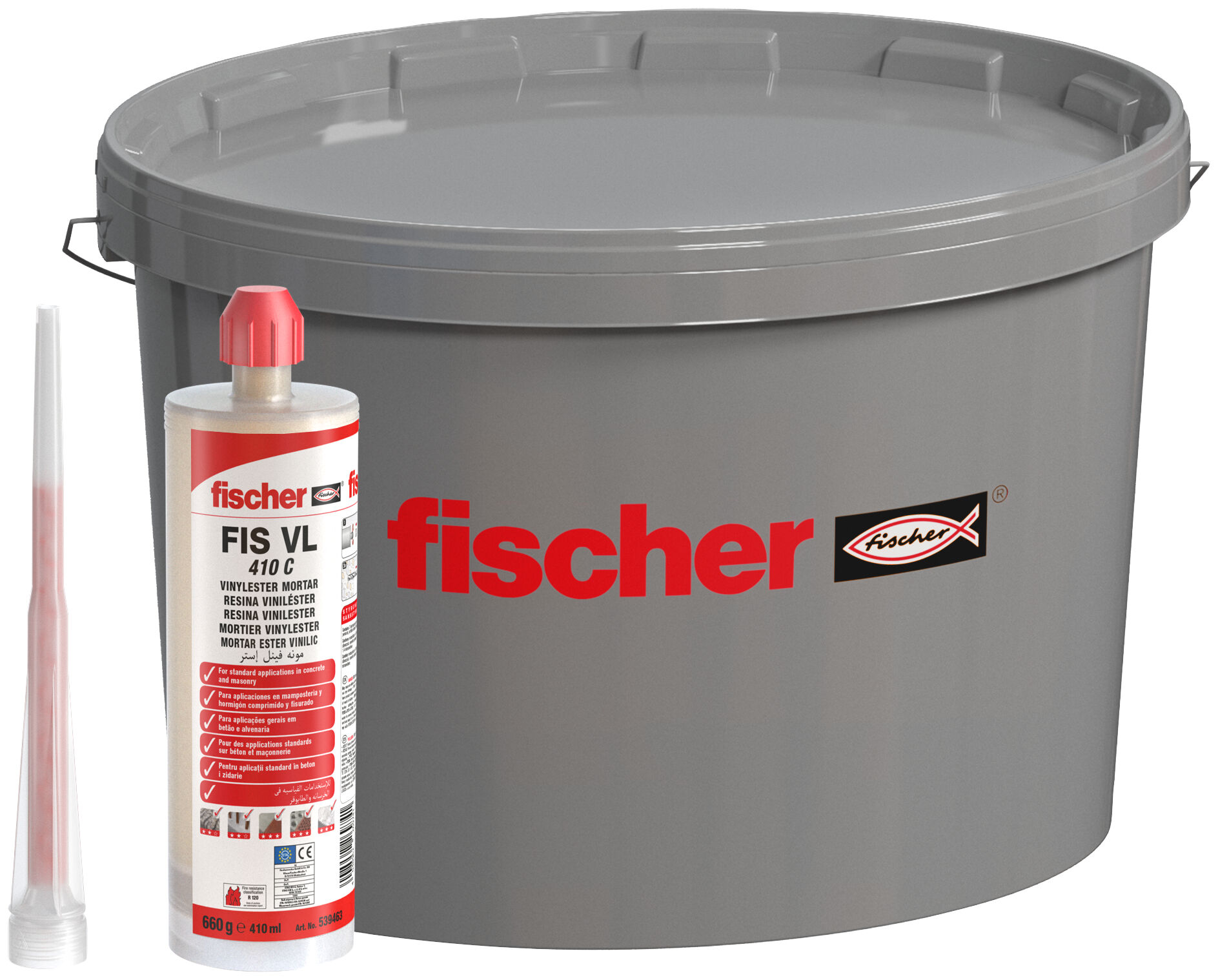 Product Picture: "fischer injection mortar FIS VL 410 C in bucket"