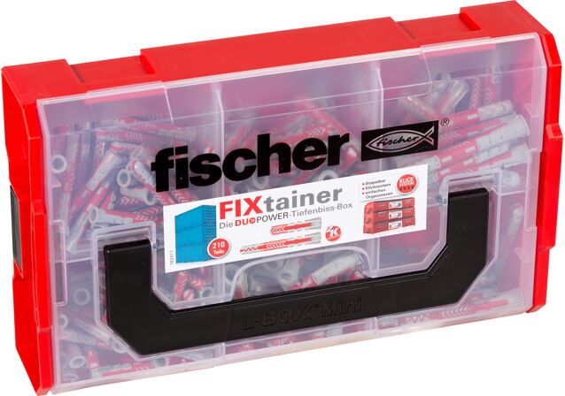Produktbild: "fischer FixTainer - DuoPower kurz/lang (210 Teile)"