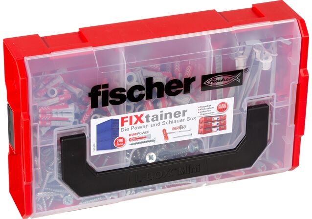 Produktbild: "fischer FixTainer - DuoPower/DuoTec + Schraube (200 Teile)"