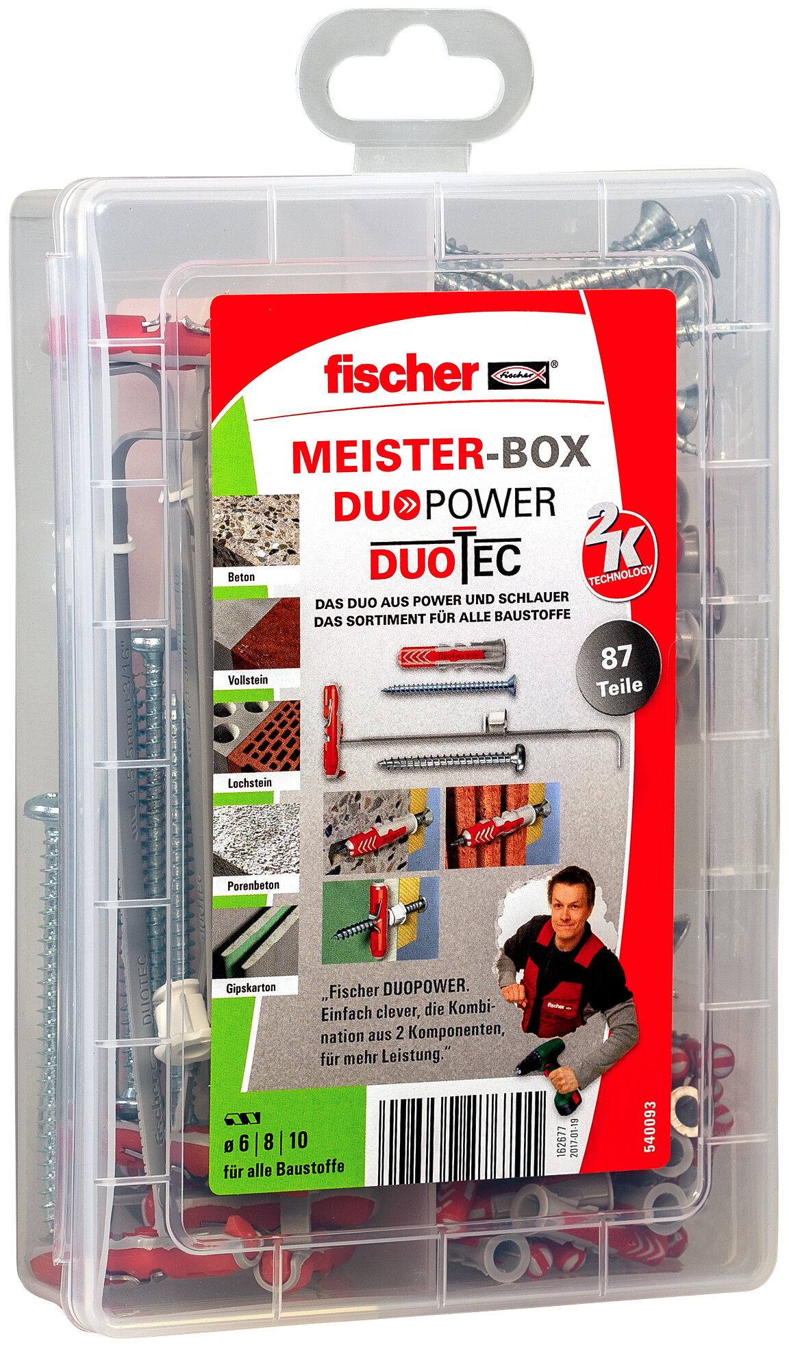 Product Picture: "fischer Meister-Box DuoPower / DuoTec + Screws"