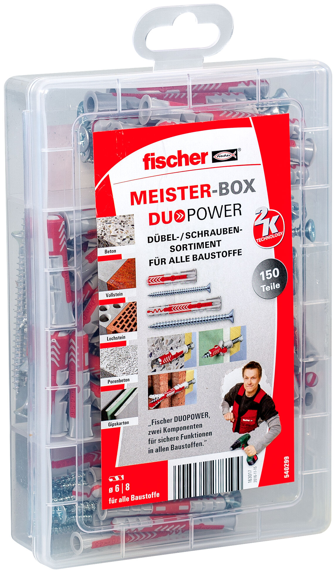 Produktbild: "Meister-Box Altbau + Schrauben (150 Teile)"