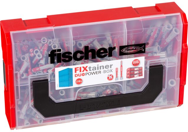 Product Picture: "fischer FixTainer DuoPower pluggen kort en lang"