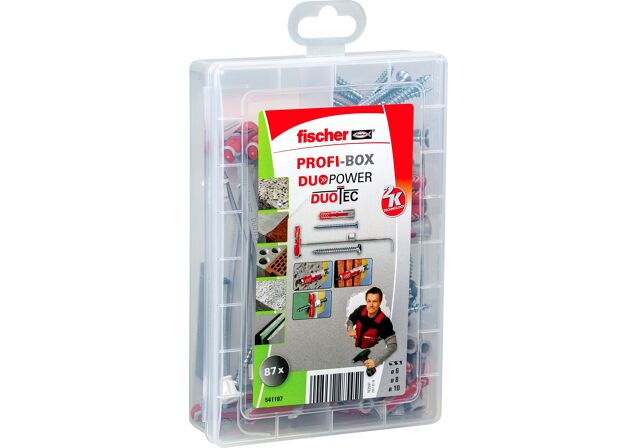 Product Picture: "fischer Profi-Box DuoPower en DuoTec pluggen met schroef"