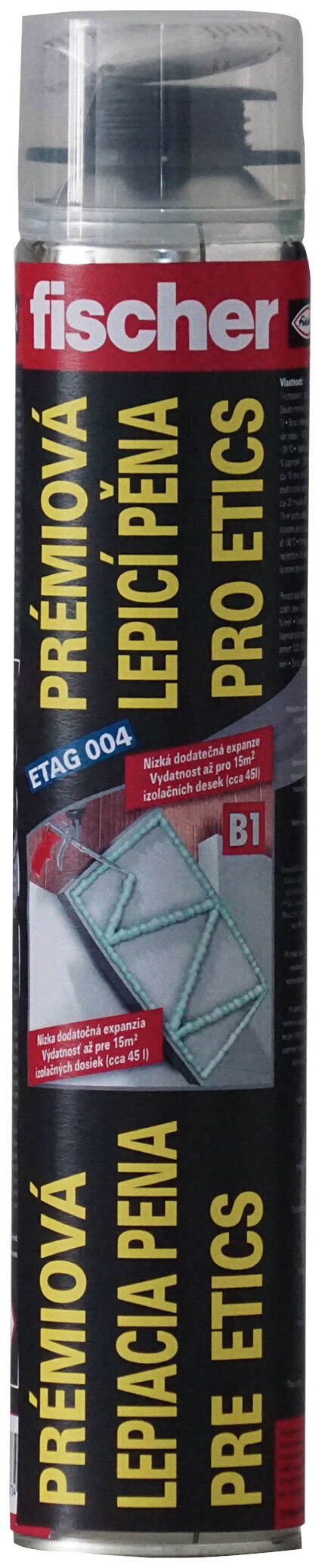 Pistolová lepicí pěna Premium PUP WDVS 750 pro ETICS