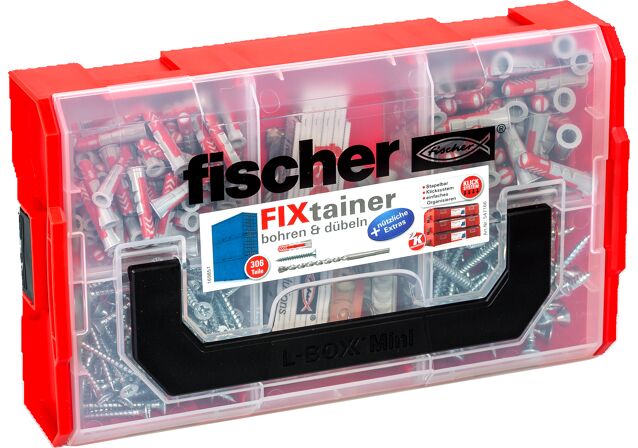 Produktbild: "fischer FixTainer - bohren und dübeln (306 Teile)"