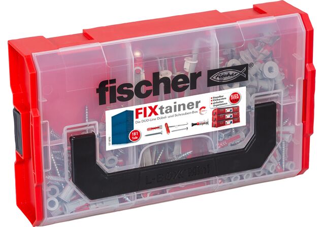Produktbild: "fischer FixTainer DuoLine + Schraube (181 Teile)"