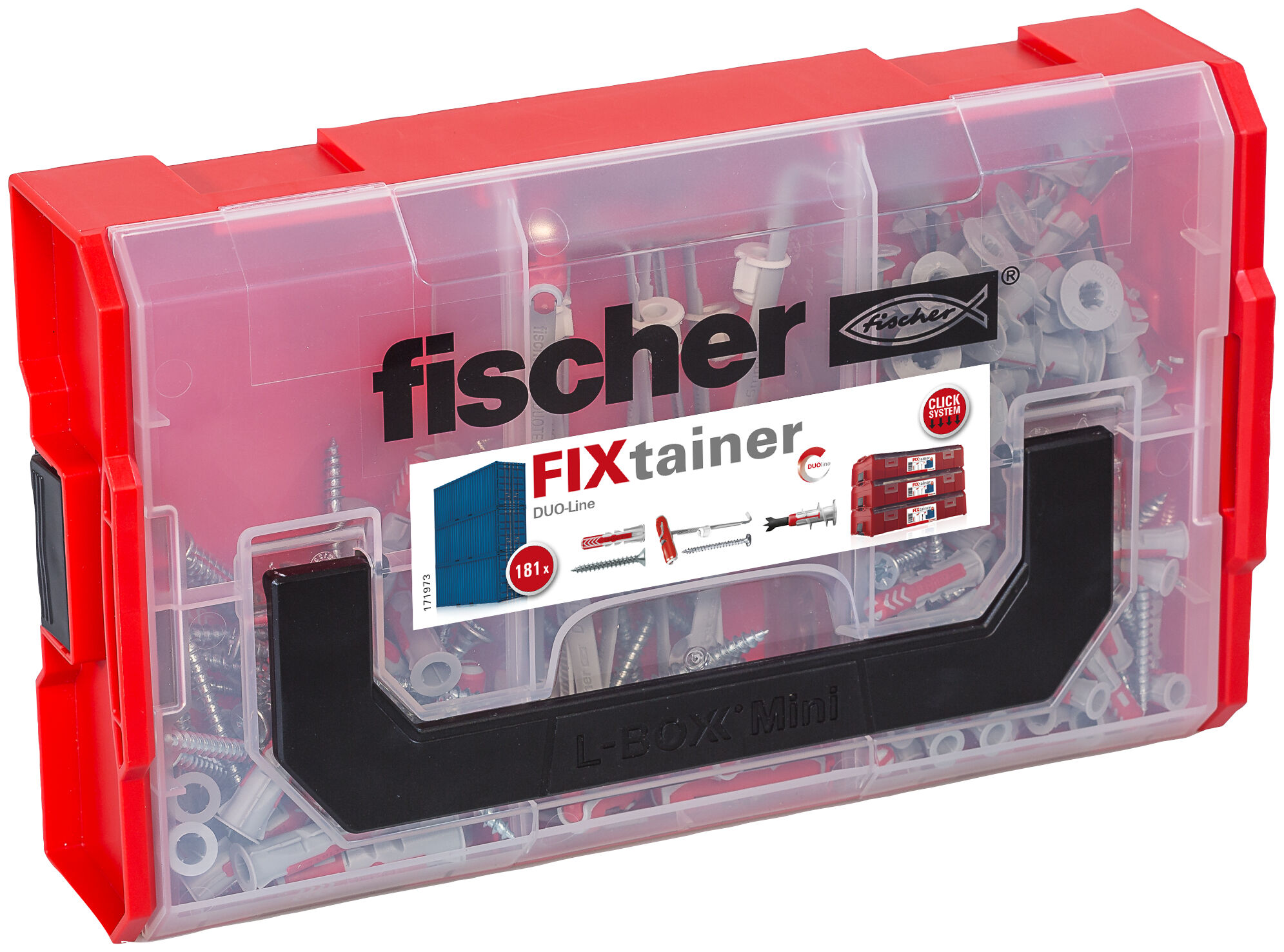 Product Picture: "fischer FixTainer DuoLine (181 parts)"