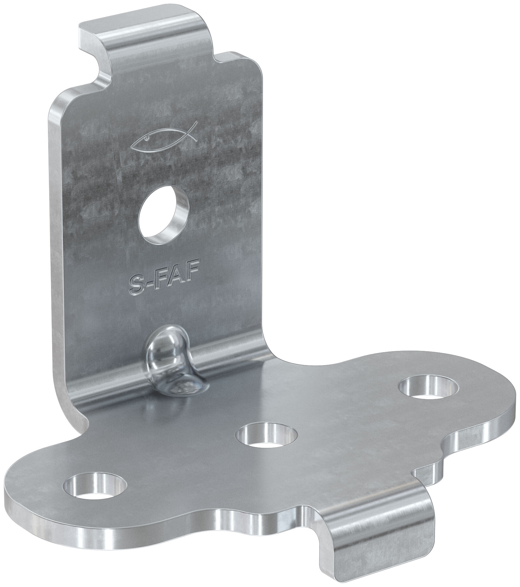 Product Picture: "fischer 90° angle connector S-FAF electro zinc-plated"