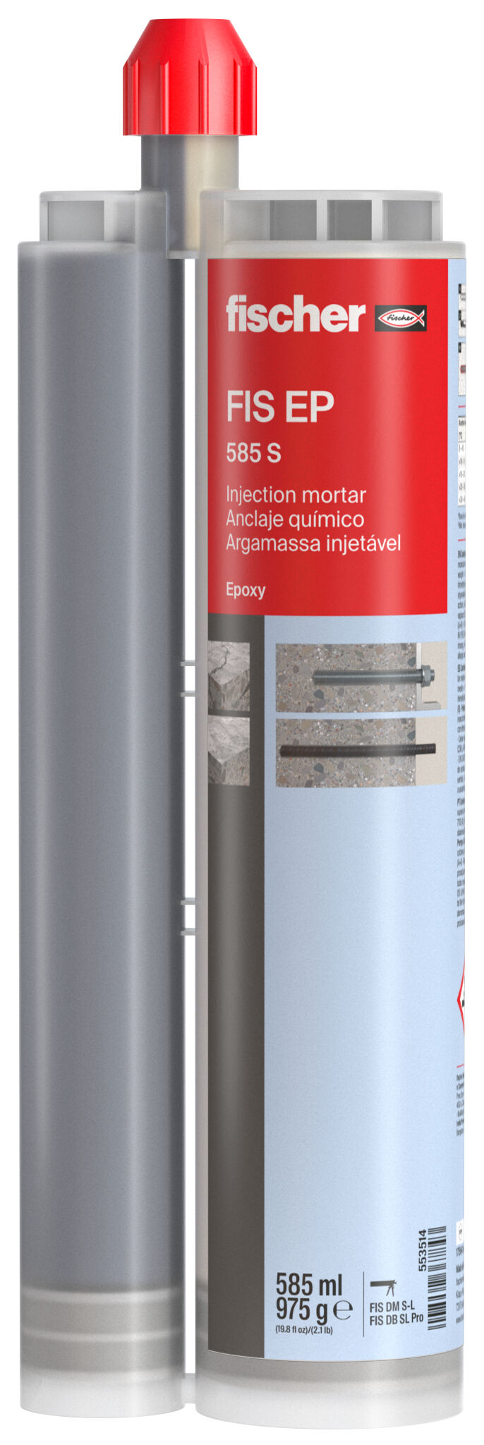 Product Picture: "fischer Epoxy mortar FIS EP 585 S"