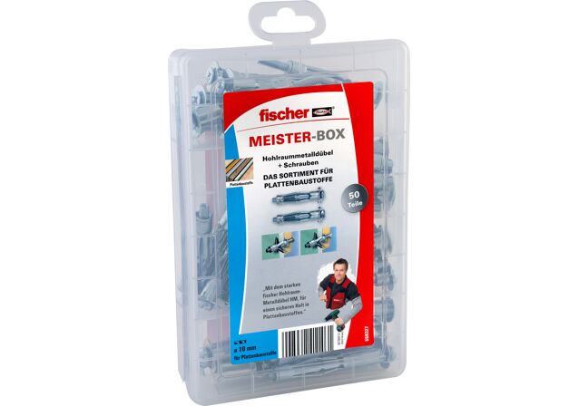 Produktbild: "fischer Meister-Box mit HM + Schrauben (50)"