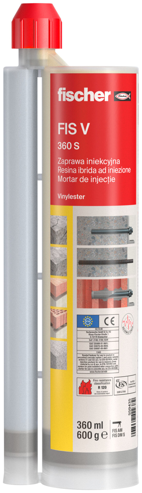 Product Picture: "Zaprawa iniekcyjna FIS V 360 S"