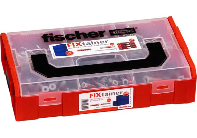 Produktbild: "fischer FixTainer - Die DuoPower und DuoSeal-Box mit Edelstahlschrauben"