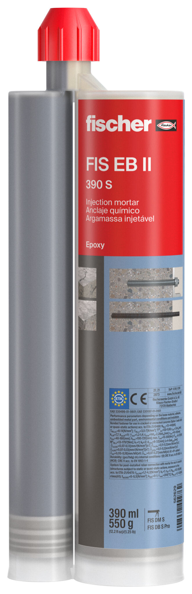 Product Picture: "fischer Epoxy mortar FIS EB II 390 S"