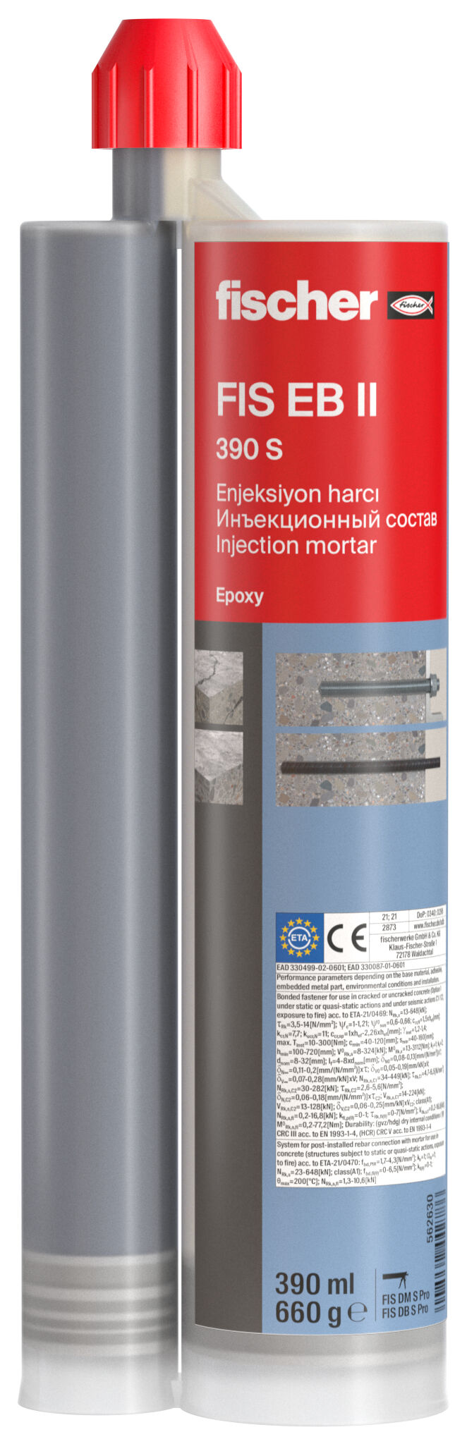 Product Picture: "fischer Epoxy mortar FIS EB II 390 S in bucket"