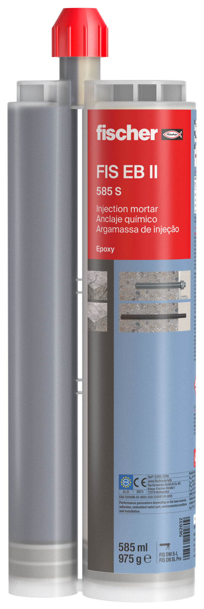 Product Picture: "fischer Epoxy mortar FIS EB II 585 S"