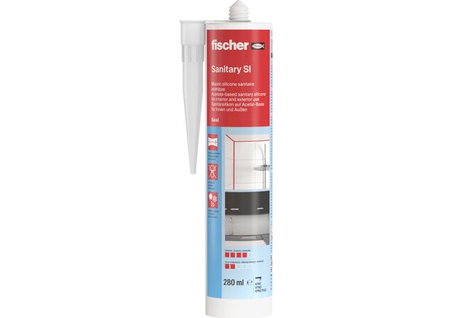 Product Picture: "fischer Sanitary SI white 280 ml"