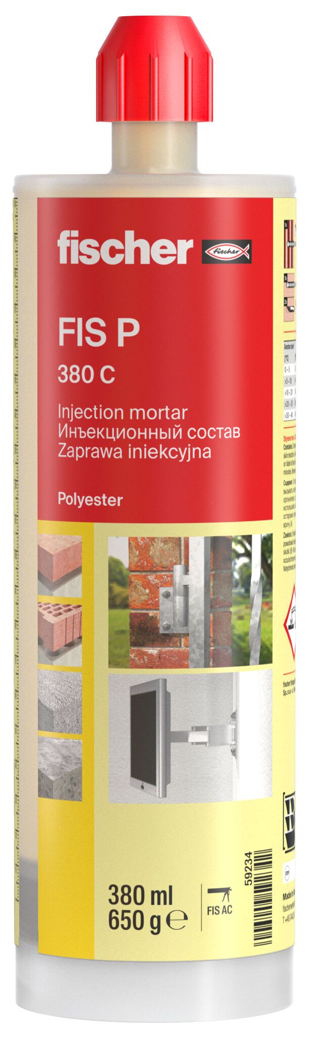 Product Picture: "fischer Injection mortar FIS P 380 C"