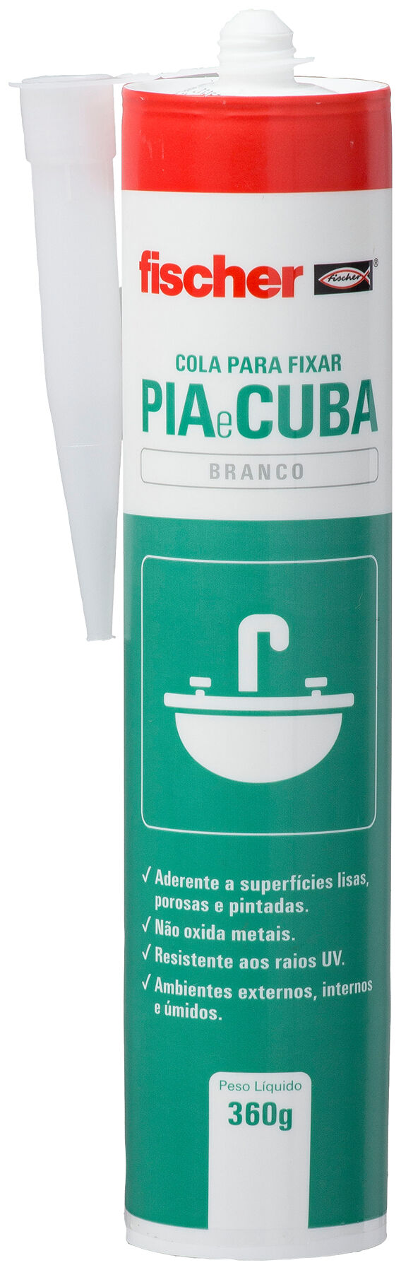 Product Picture: "Fixa Pia e Cuba 360G fischer"