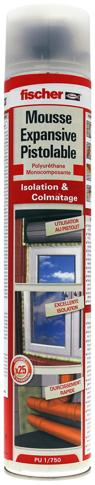 Product Picture: "Mousse polyuréthane PUP 750 pistolable"