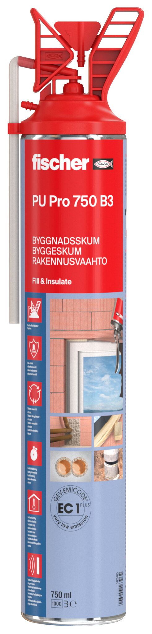 Product Picture: "fischer Hurtigherdende fugeskum PU 1/750 B3"