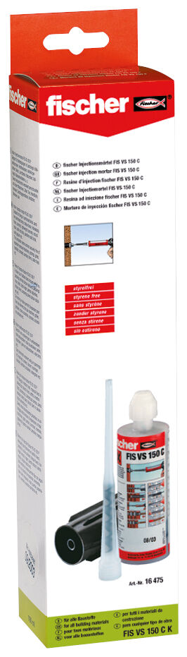 Packaging: "fischer Injection mortar FIS VS LOW SPEED 150 C"