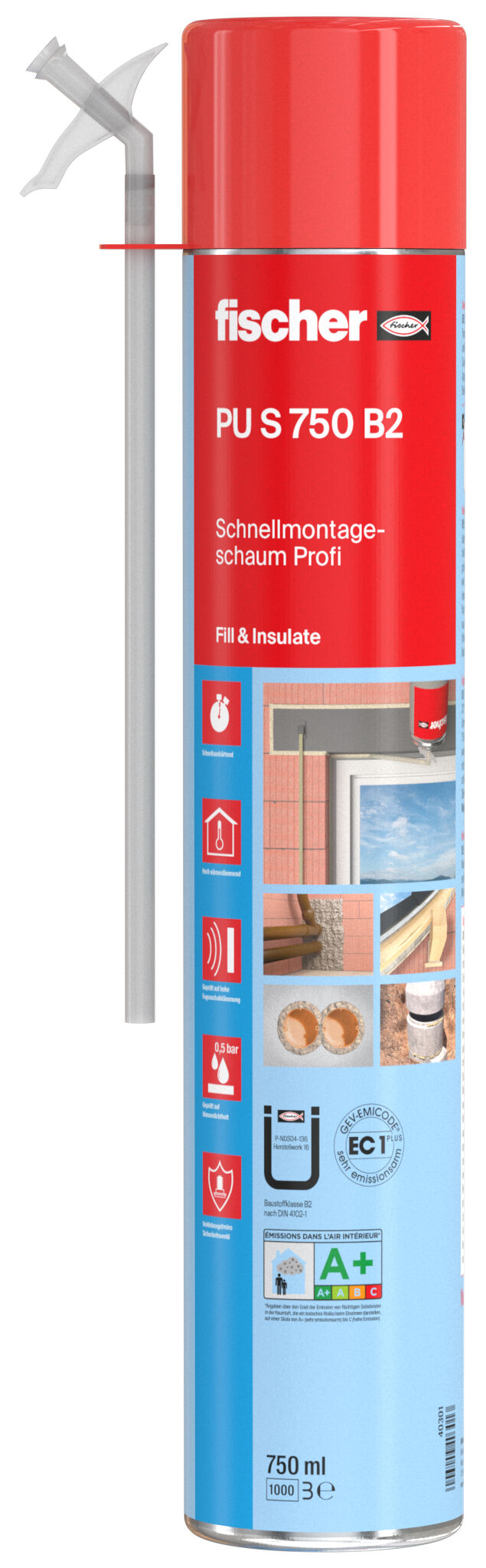 Product Picture: "fischer rapid installation foam PU S 750 B2 professional"