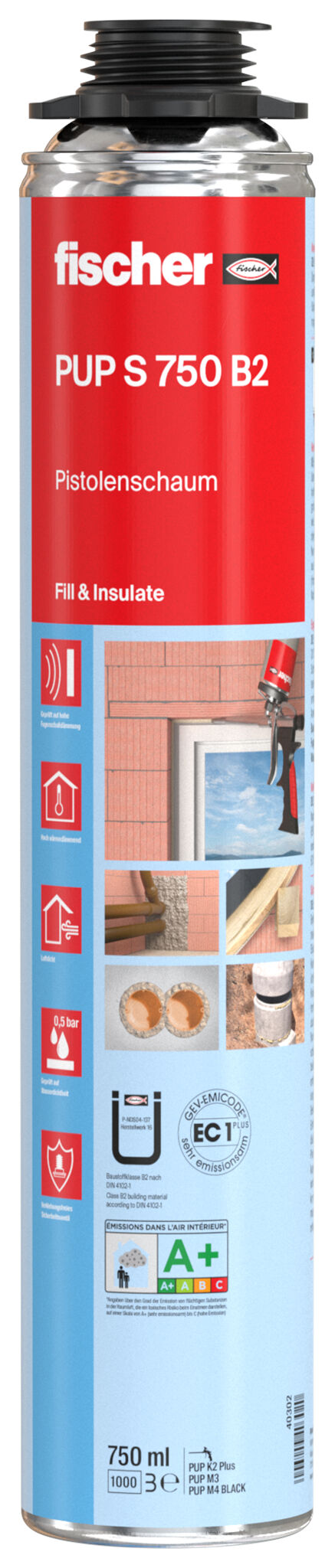 Product Picture: "fischer gun foam PUP S 750 B2"