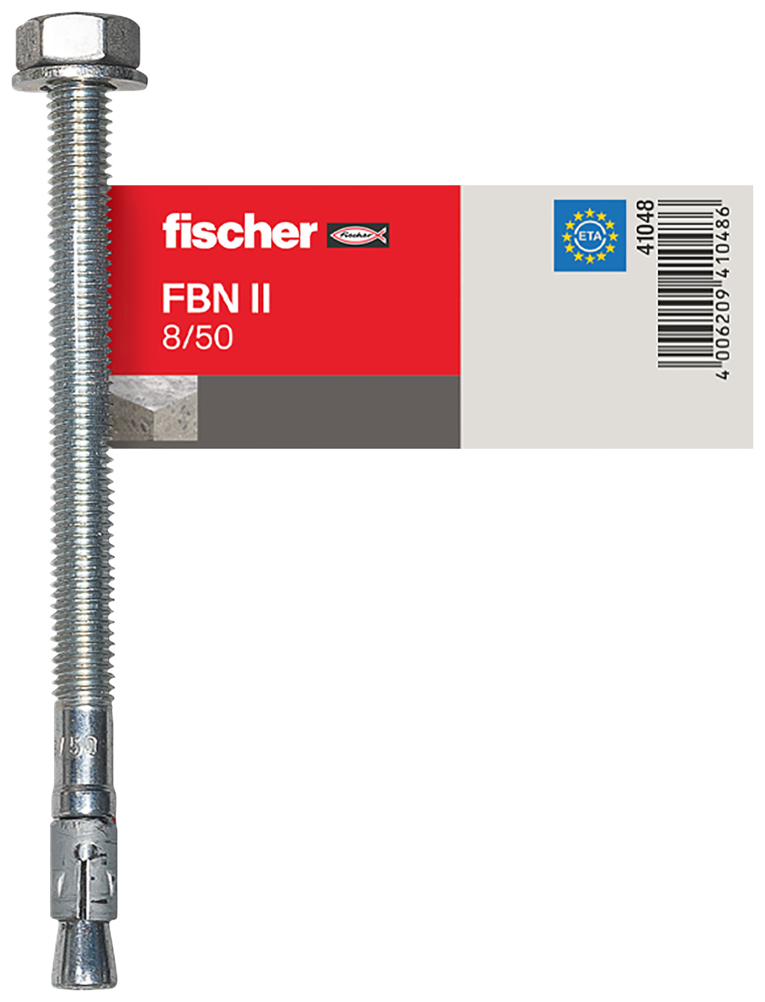 Product Picture: "fischer Snelbouwanker FBN II 8/50 E elektrolytisch verzinkt"