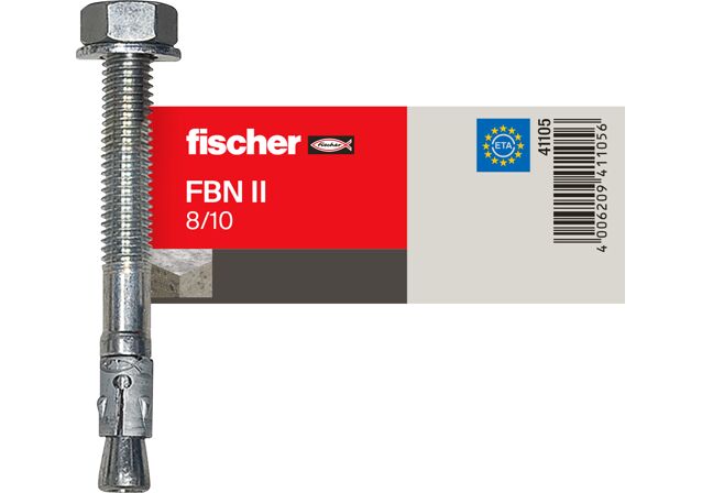 Εικόνα προϊόντος: "fischer FBN II 8/10 (8x71) E Εκτονούμενο αγκύριο ηλεκτρογαλβανισμένο μονό"