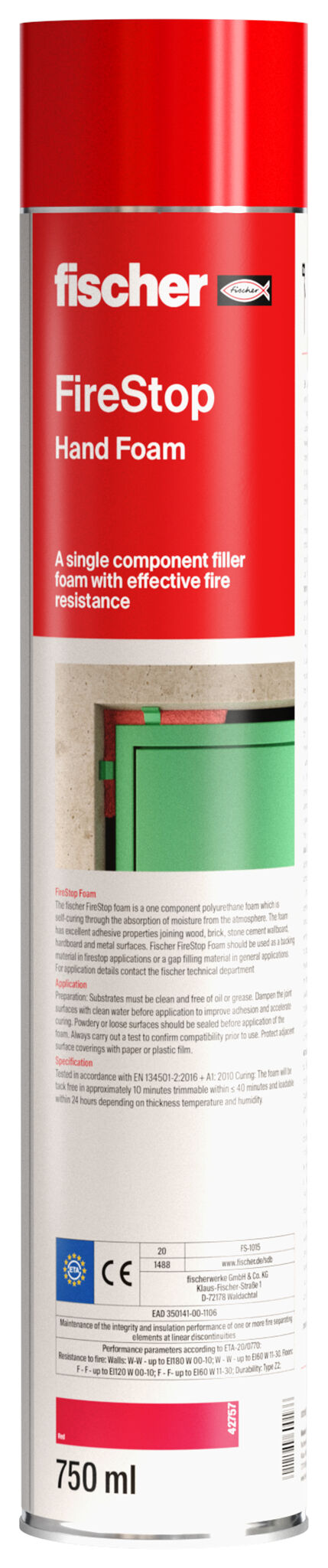 Product Picture: "fischer FireStop Hand Foam"