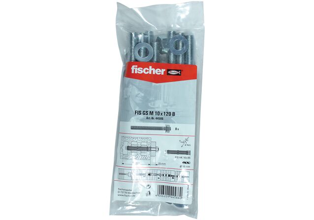 Packaging: "fischer Injection threaded anchor FIS GS M10 x 120"