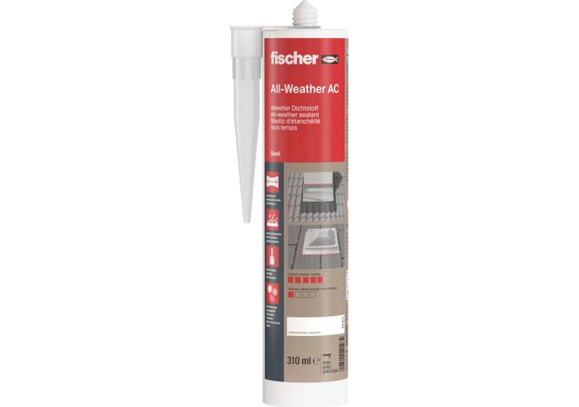 Product Picture: "fischer sealant All-Weather AC transparent 310 ml"