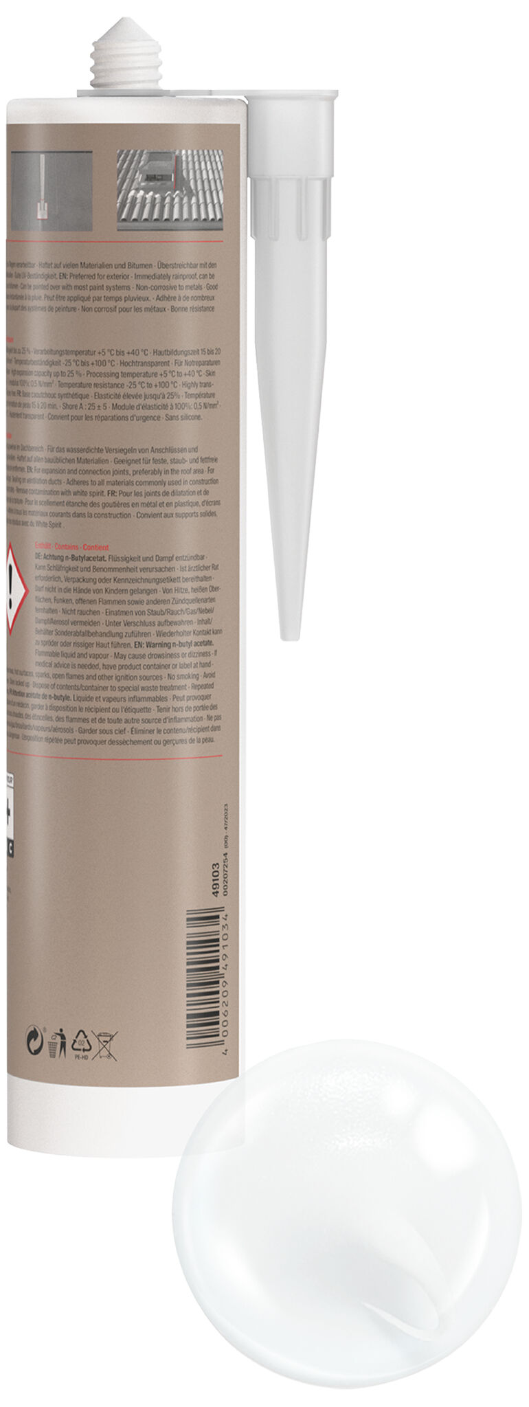 Product Picture: "fischer all-weather sealant All-Weather AC transparent 310 ml"