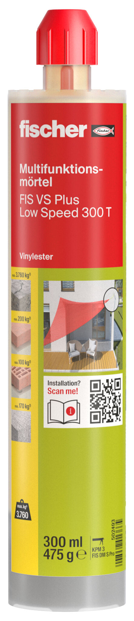 Product Picture: "fischer high-performance set threaded rod M10"