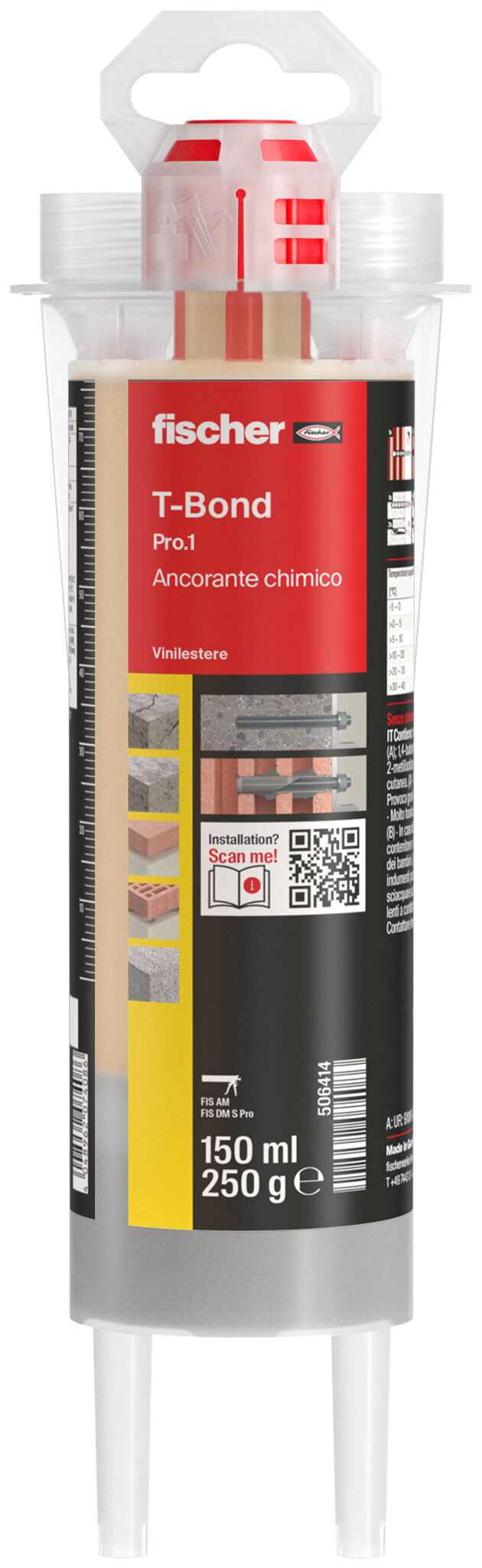 Foto Prodotto: "T-BOND 150 K ancorante chimico"