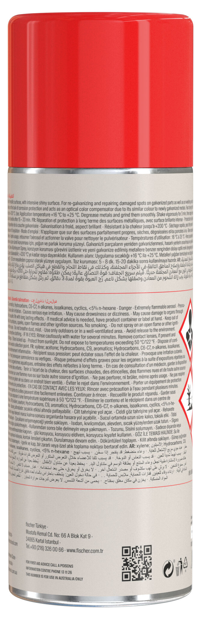 Product Picture: "fischer zinc spray FTC-ZA 400 ml"