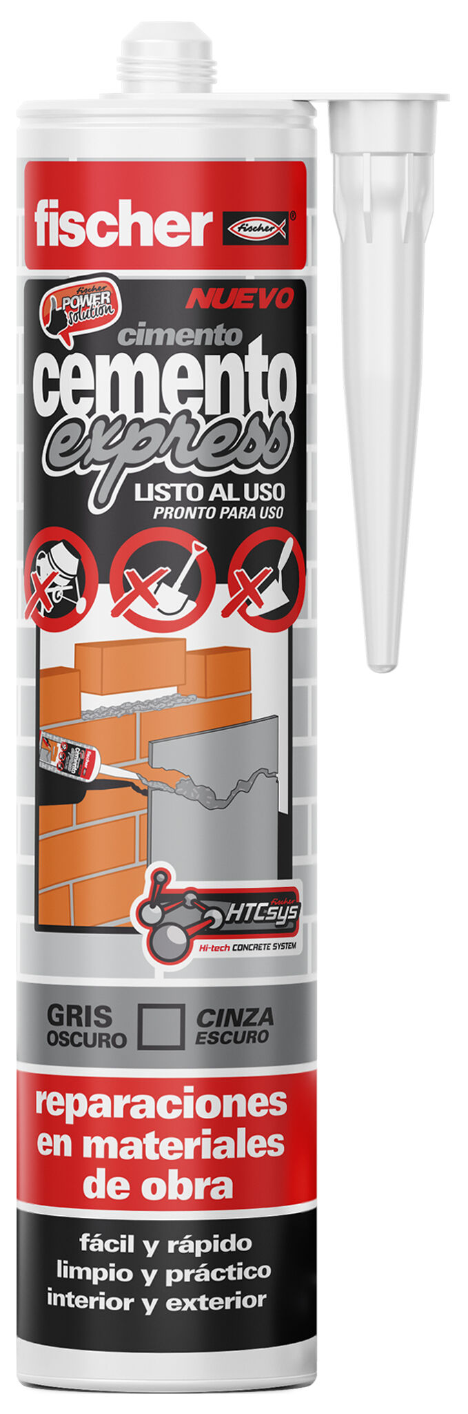 Product Picture: "Cartucho de Cemento Express Gris oscuro - 310 ml"