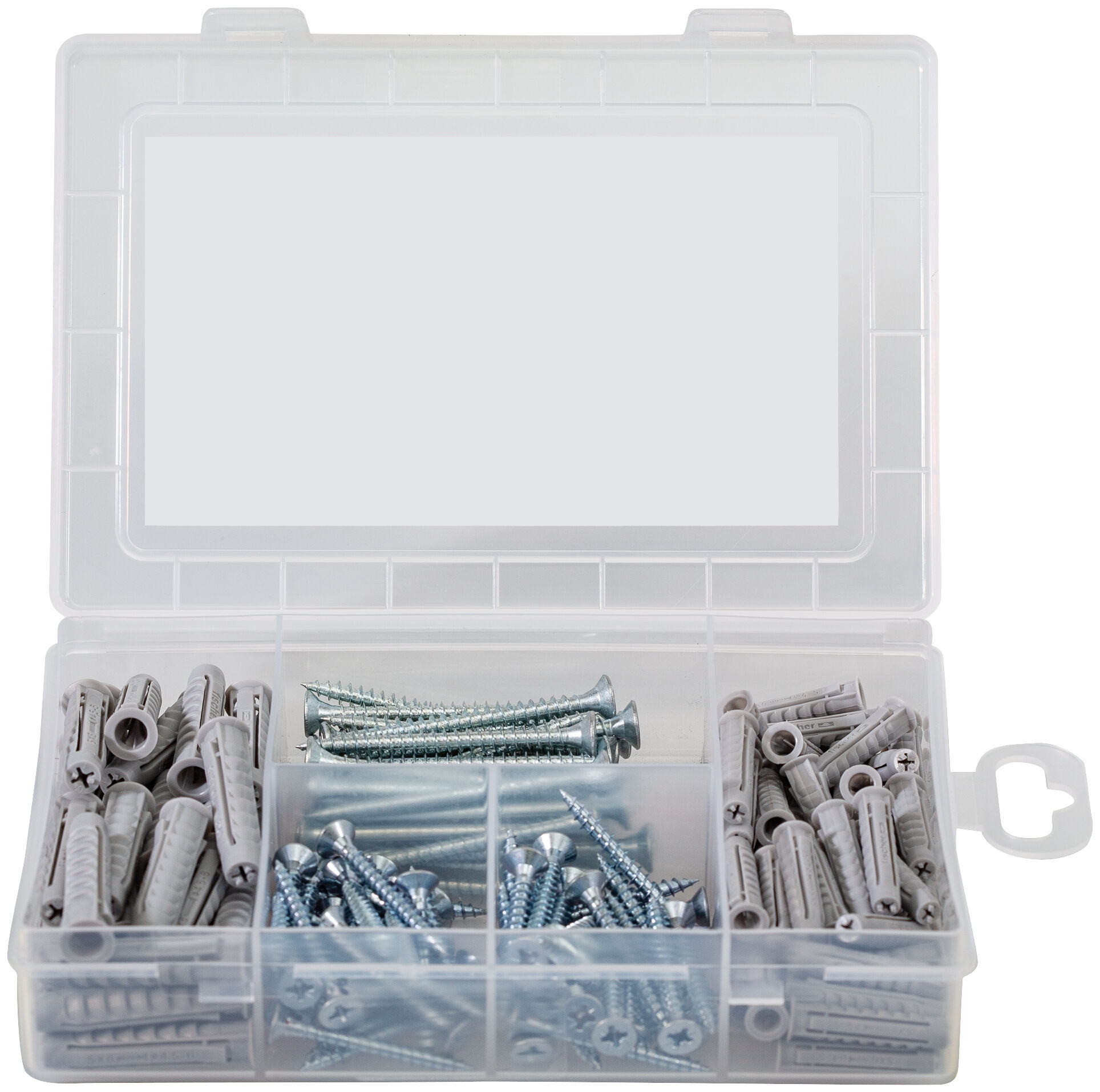 Produktbild: "fischer Meister-Box Wohnraum + Schrauben (160 Teile)"