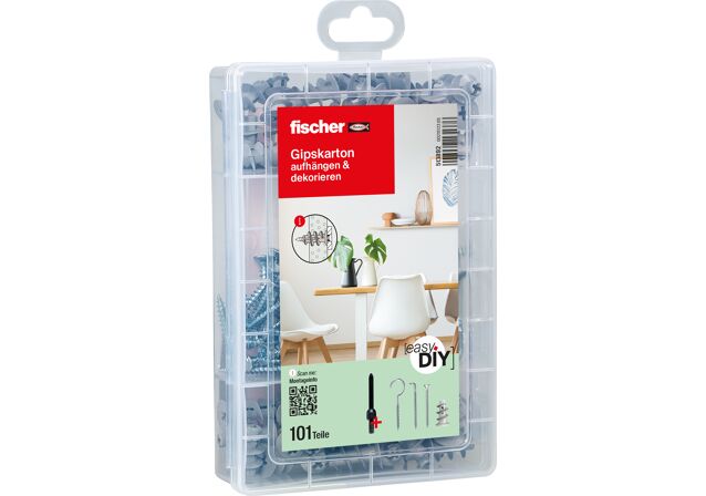 Produktbild: "fischer EasyDIY Box Gipskarton (101 Teile)"
