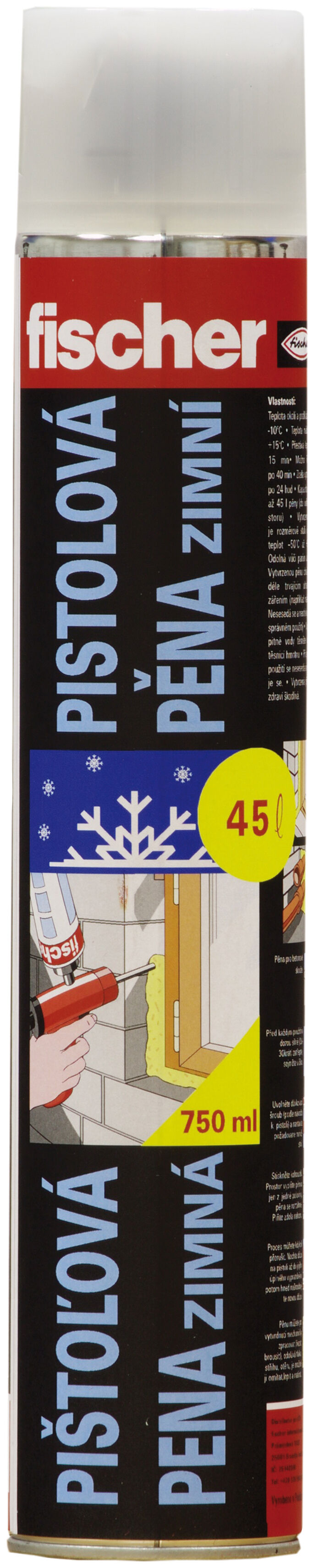 Obrázek výrobku: "Zimní montážní pistolová pěna PUP 750 W"