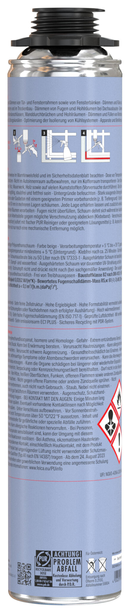 Product Picture: "fischer gun foam premium PUP Pro 825 B2"