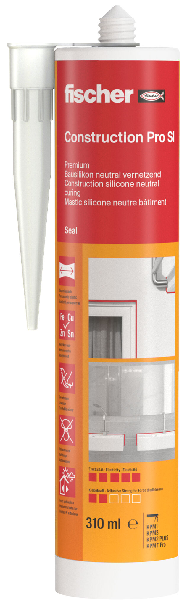 Packaging: "피셔 프리미엄 건축용 실리콘 DBSA W"