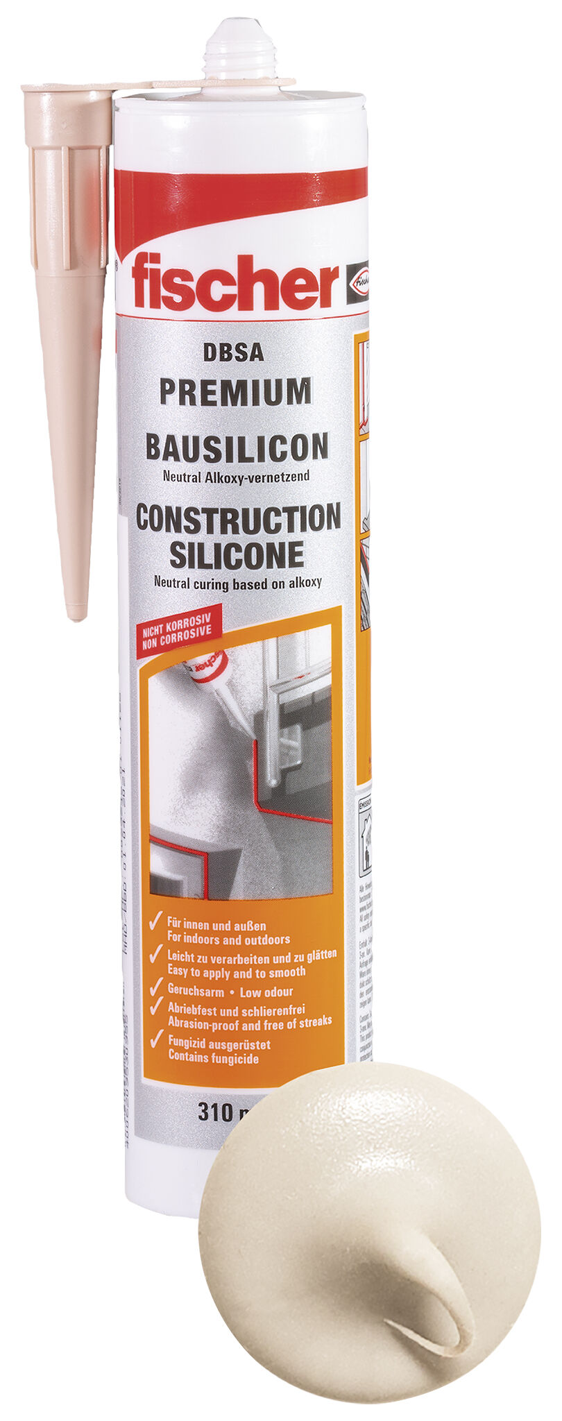 Product Picture: "fischer Construction Pro SI (DBSA) beige 310 ml"