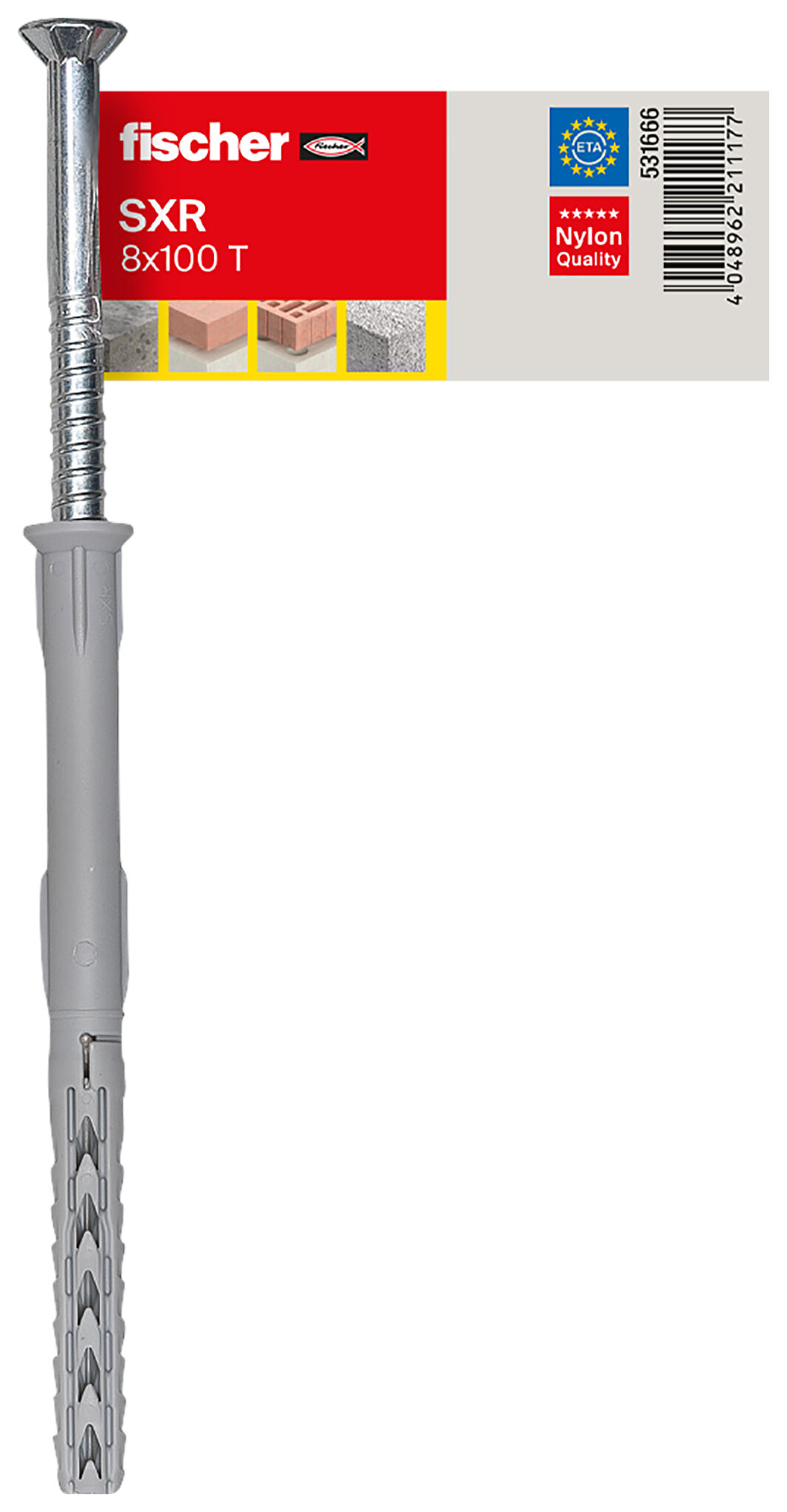 Product Picture: "fischer Frame fixing SXR 8 x 100 T E item pricing"