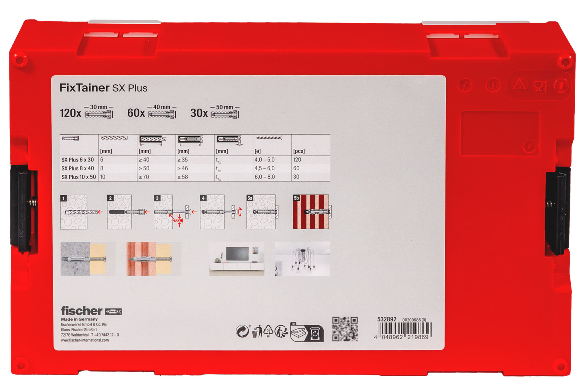 Packaging: "fischer L-BOXX mini SX Plus (210)"