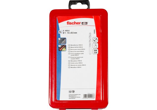 Product Picture: "fischer D-Set HSS-G 1-13 mm"
