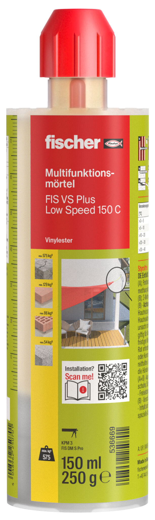 Produktbild: "fischer Schwerlast-Befestigungsset Ankerstange M8"